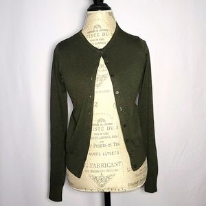 H&M Olive Green Cardigan Size XS NWT